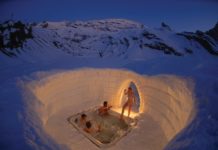 Dormire in un igloo per una notte da eschimese igloo neve sauna