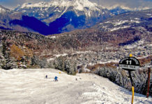 Le piste nelle mappe di Google per sciare virtualmente pista nera aprica