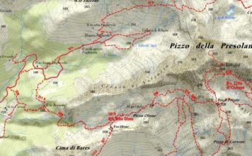 Sciatore sicuro con l’App che aiuta ad orientarsi in Val Seriana Valle Seriana mappa