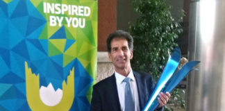 Universiadi, la torcia olimpica è un fiore alpino super tecnologico