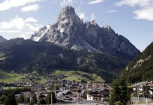 Sciare a Corvara in Alta Val Badia