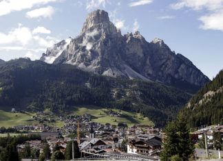 Sciare a Corvara in Alta Val Badia