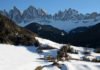 Sciare in Val di Funes