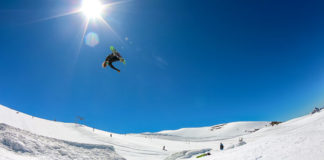 Campo estivo di snowboard